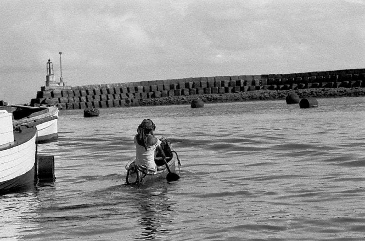 EU: Afrikaresa, Zanzibar - harbour breakwater (1961), Zanzibar City, Tanzania, 1961