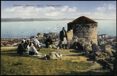 Festungsmauer, Durrës (postcard)(AK122 514), Durrës, 1914