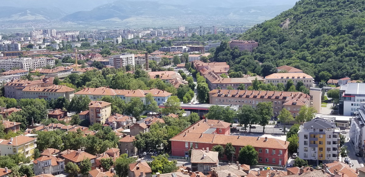 View from Bunardzhik Hill in Plovdiv 4, Plovdiv, Bulgaria, 2019