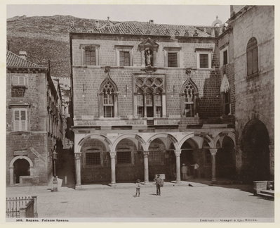 EU: Paleis Sponza te Dubrovnik (1900), Dubrovnik, 1900