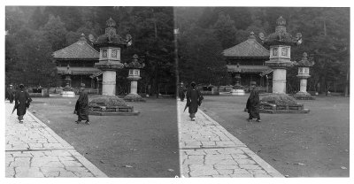 EU: Heilige Laternen des Chion-in-Tempels (1913), Kyoto, 1913