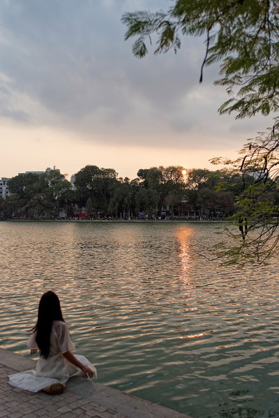 Sunset in Hanoi, Vietnam, 1717, Hanoi, 2024