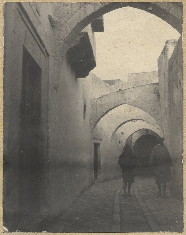 EU: Street in the Arab district of Bizerte, Tunisia (1908), Bizerte, Tunisia, 1908