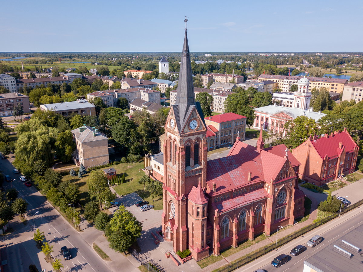 Jelgavas katolu katedrale 1, Jelgava, Latvia, 2018