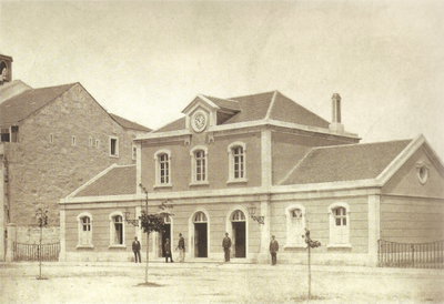Gare de Porto-Boavista em 1875 - Os Caminhos de Ferro Portugueses, Porto, 1875