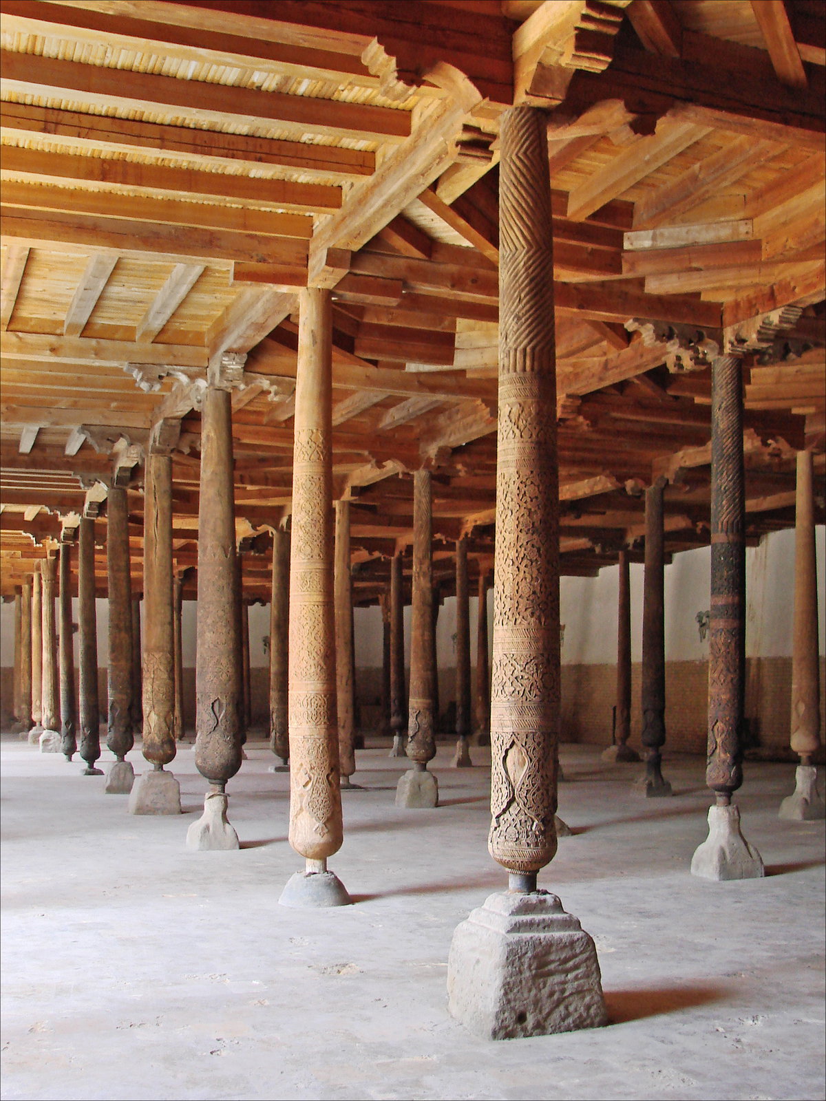 La mosquée Juma Masjid (Khiva, Ouzbékistan), Khiva, Uzbekistan, 2011