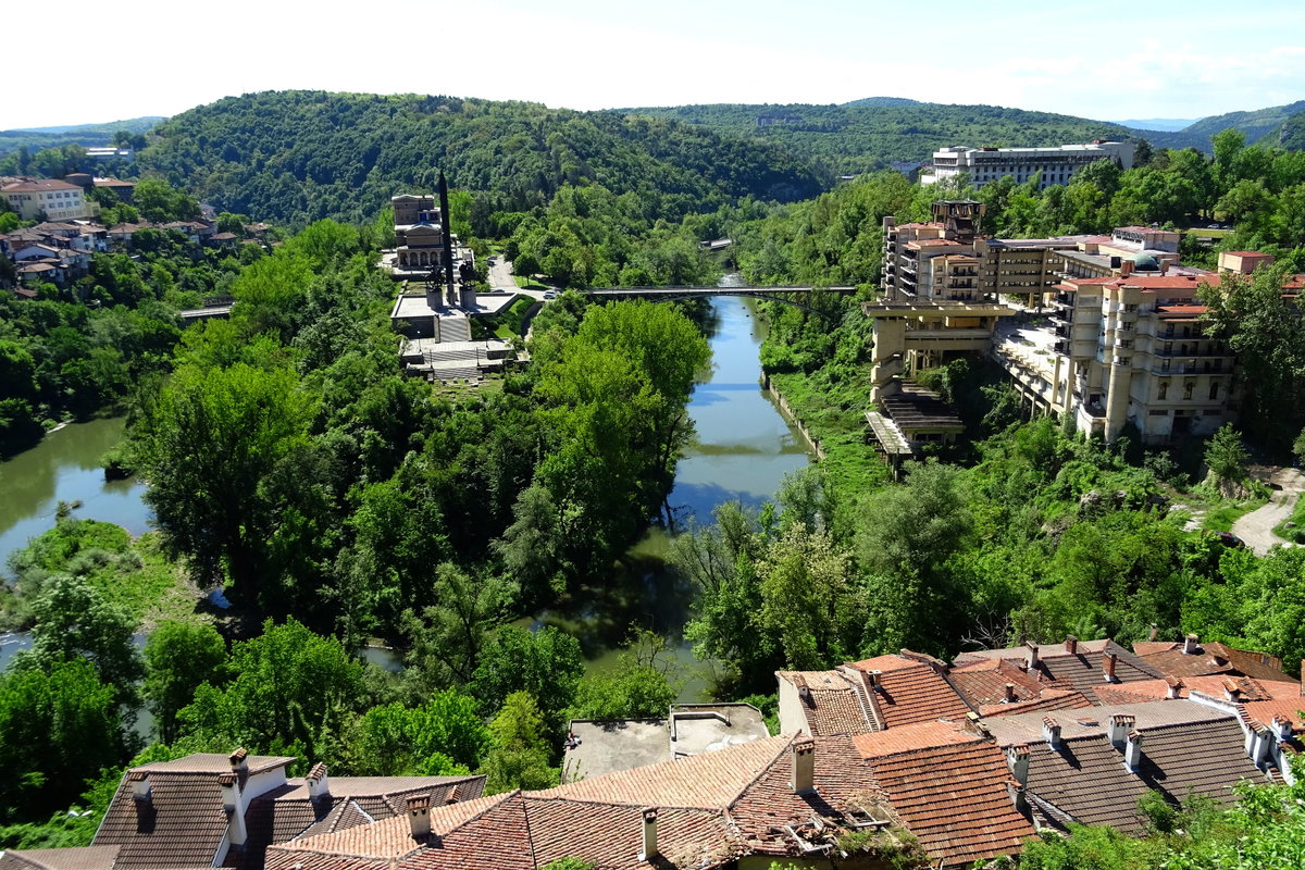 River Yantra in Veliko Tarnovo, Veliko Tarnovo, Bulgaria, 2016