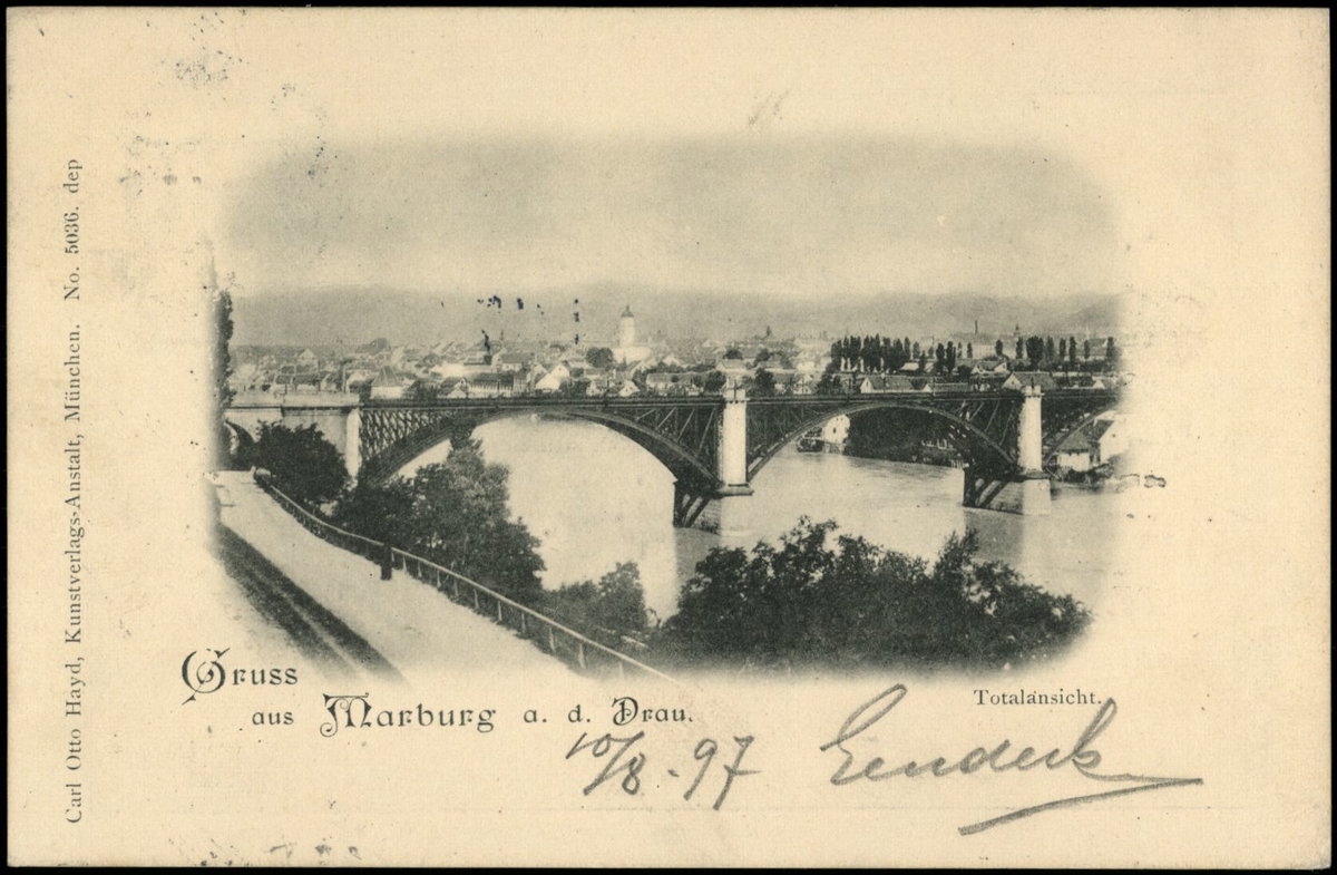 Postcard of Maribor, Maribor, Slovenia, 1897