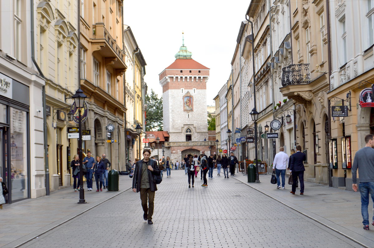 St Florian S Gate, Kraków, Poland, 2017