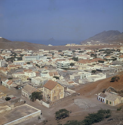 EU: Panorâmica da cidade de Mindelo (1968), Mindelo, 1968