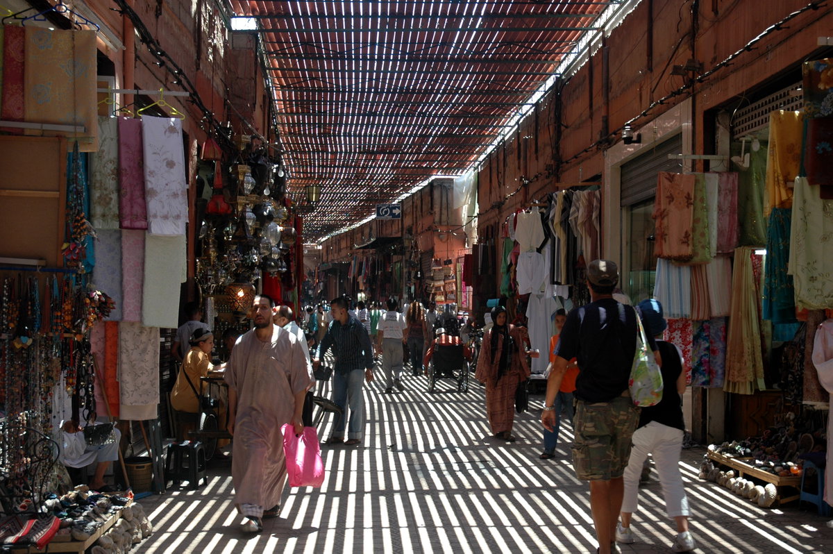 Covered Souk Semmarine, Marrakech, Marrakech, Morocco, 2008