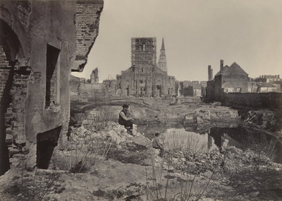 Ruins in Charleston at the end of the Civil War, Charleston, 1865