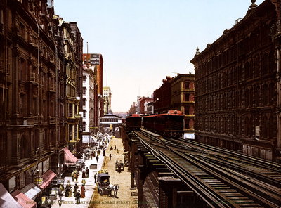 Chicago street scene, Chicago, 1900