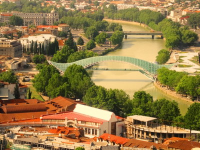 Bridge of peace, Tbilisi, 2010