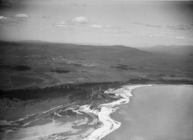 ETH-BIB-Nakuru mit Salzsee von S. aus 3000 m Höhe-Kilimanjaroflug, Nakuru, 1930