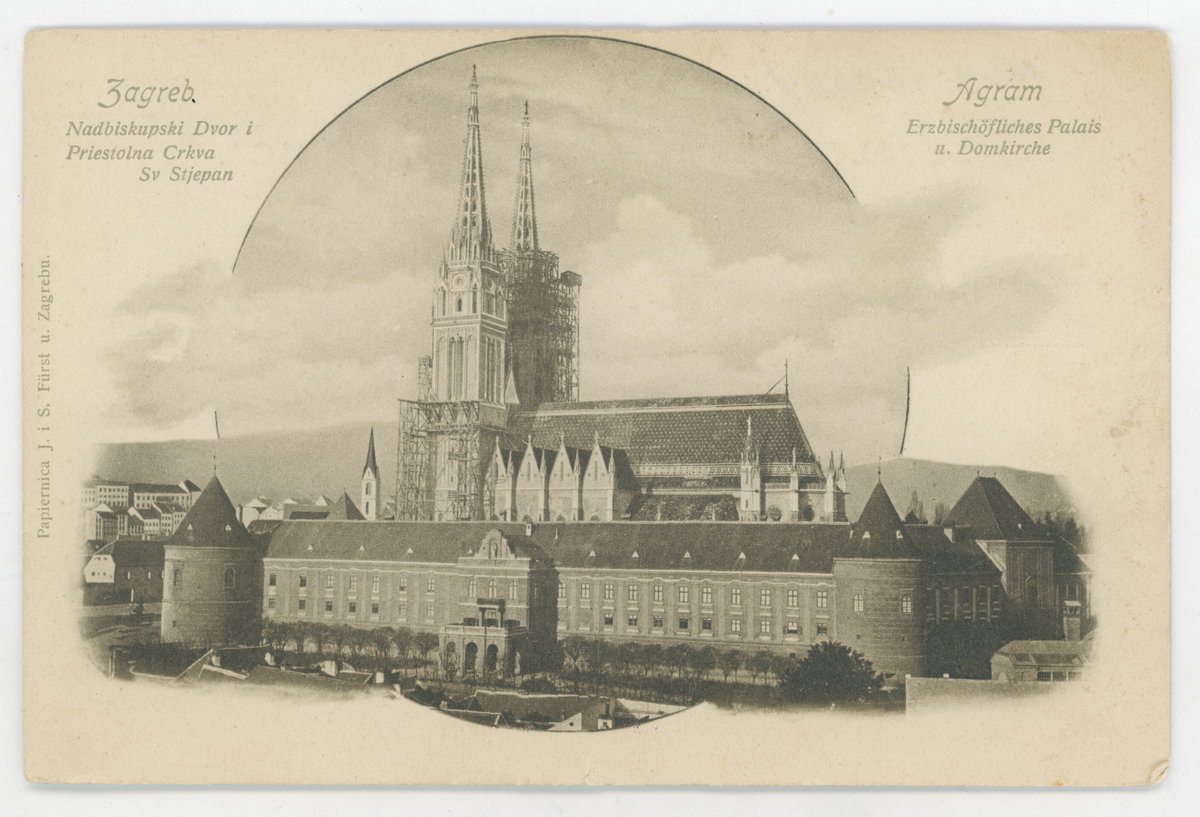 EU: Zagreb - Katedrala (1898), Zagreb, Croatia, 1898