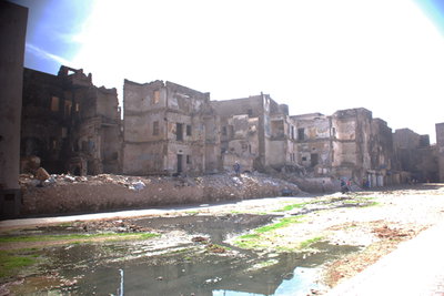 Rencontre des cultures arabe et juive au Maroc - Mellah Ruins, Essaouira, 2008