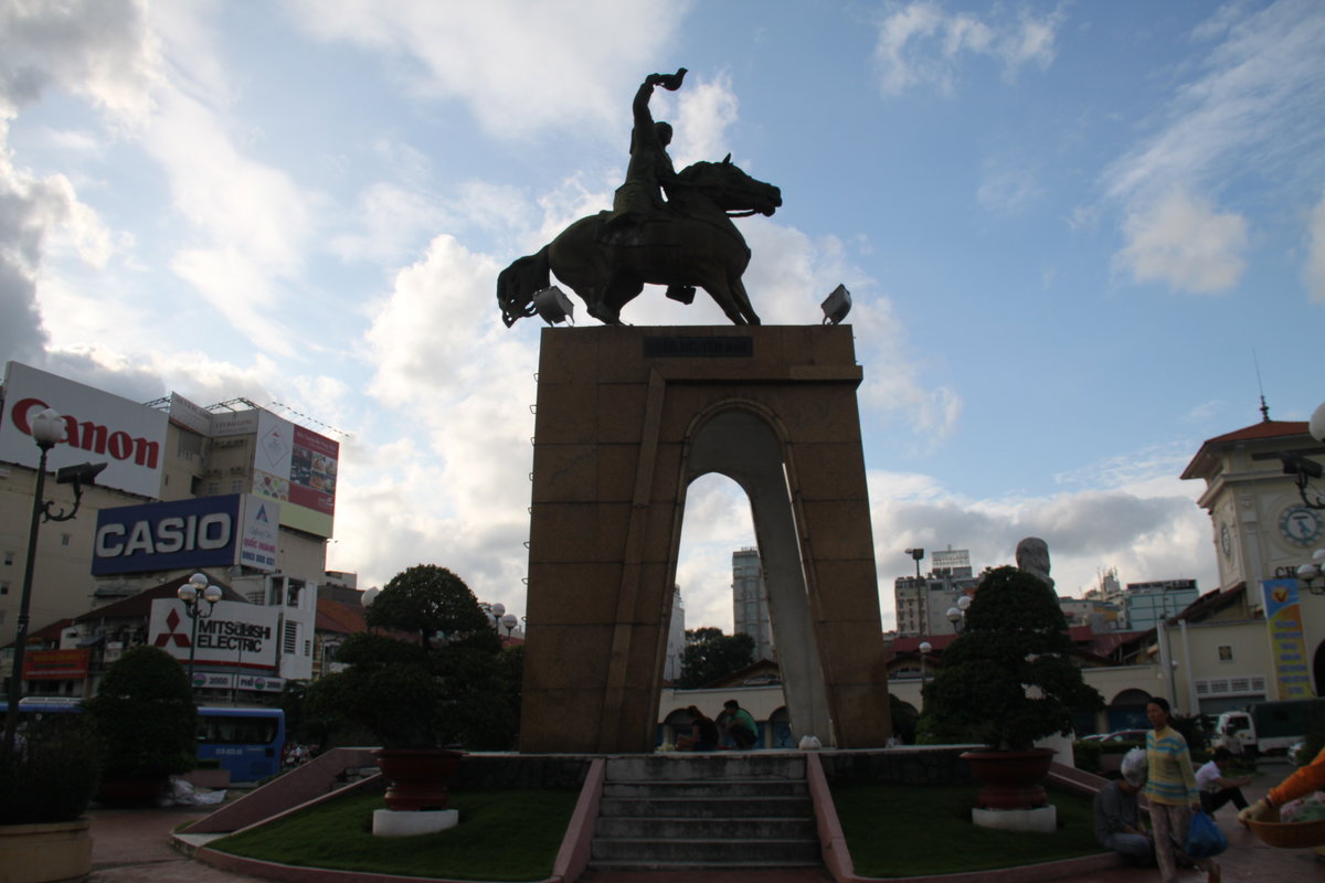 Tran Nguyen Han statue, Ho Chi Minh City, Vietnam, 2013
