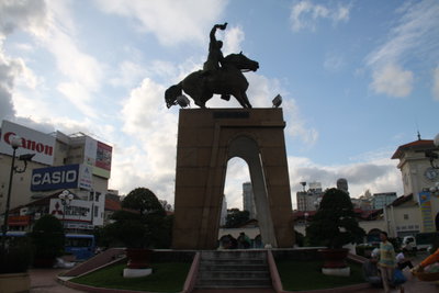 Tran Nguyen Han statue, Ho Chi Minh City, 2013