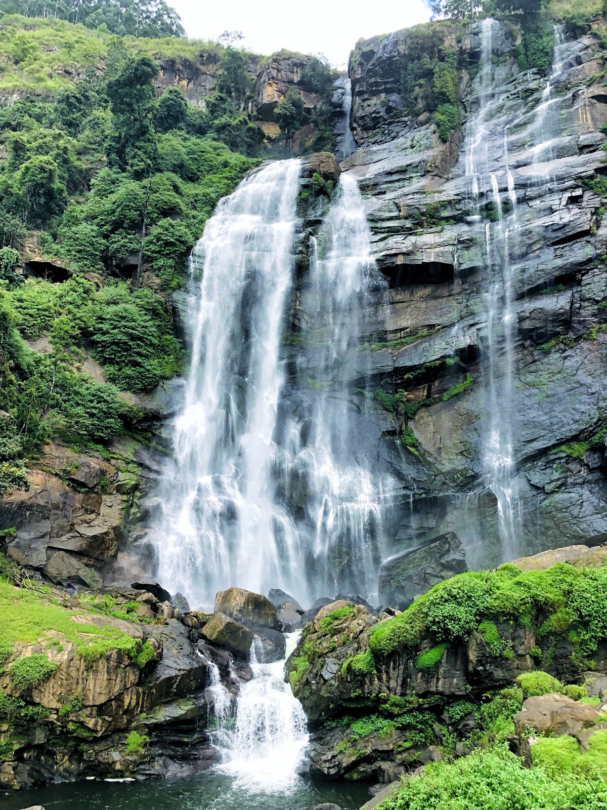 Bomburu Falls Closer, Nuwara Eliya, Sri Lanka, 2018