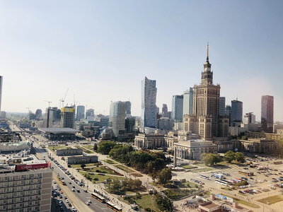 Pałac Kultury i Nauki (widok z hotelu Novotel 2), Warsaw, 2019