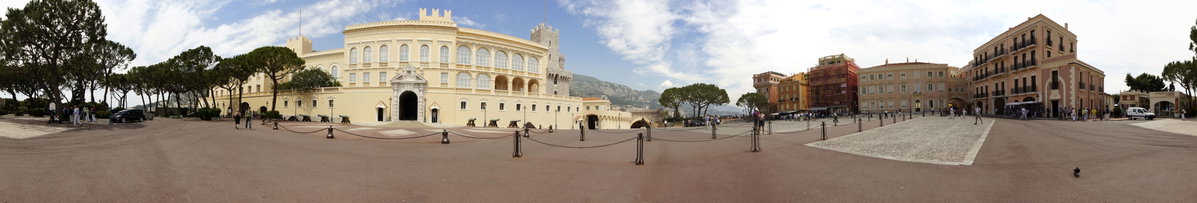 Panorama of Prince's Palace of Monaco, Monaco, Monaco, 2011