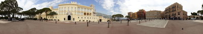 Panorama of Prince's Palace of Monaco, Monaco, 2011