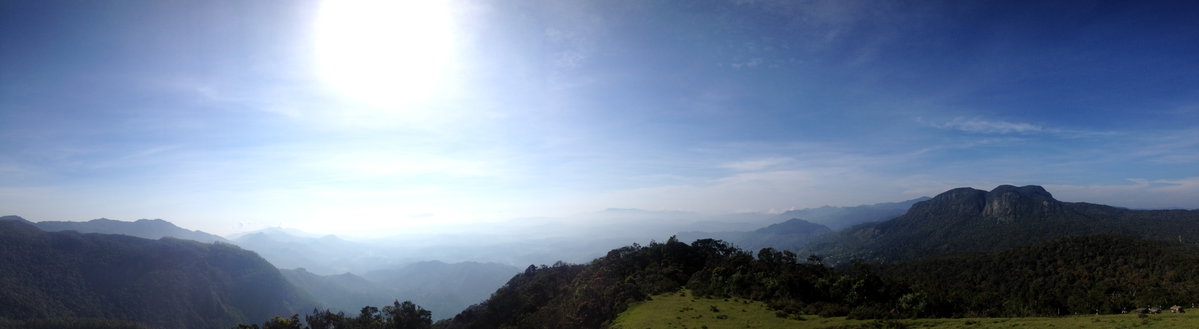 Top of the moon plains - 360 view, Nuwara Eliya, Sri Lanka, 2017