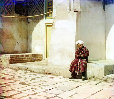 Мальчикво дворе Тилля-Кари, Samarkand, 1905