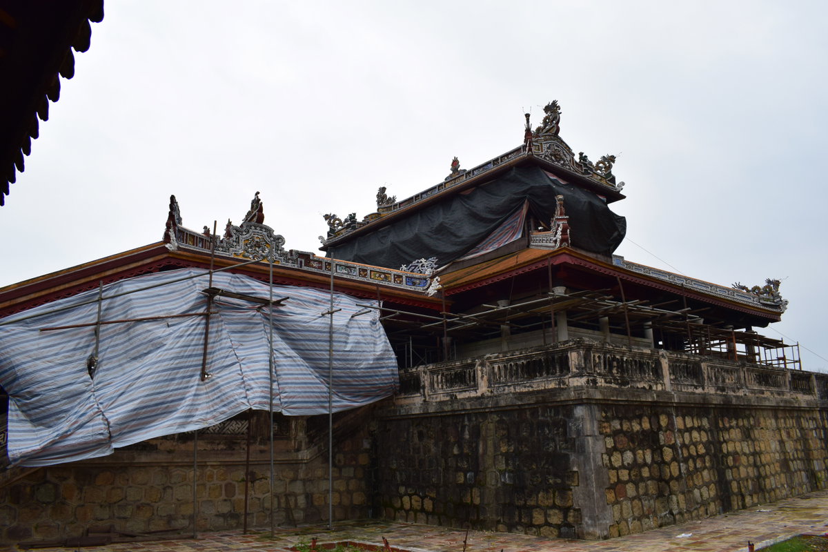 The Royal Library, under renovation, Hue, Vietnam, 2018