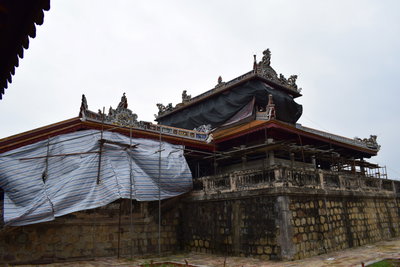 The Royal Library, under renovation, Hue, 2018