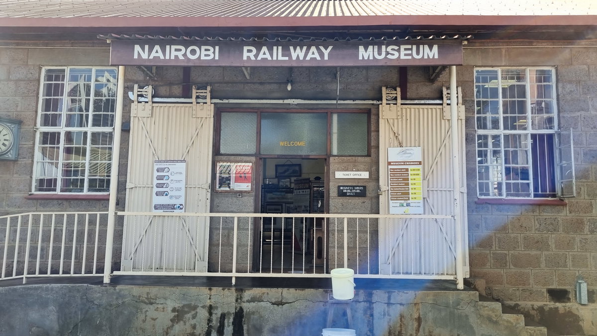 Nairobi Railway Museum reception entrance, Nairobi, Kenya, 2024