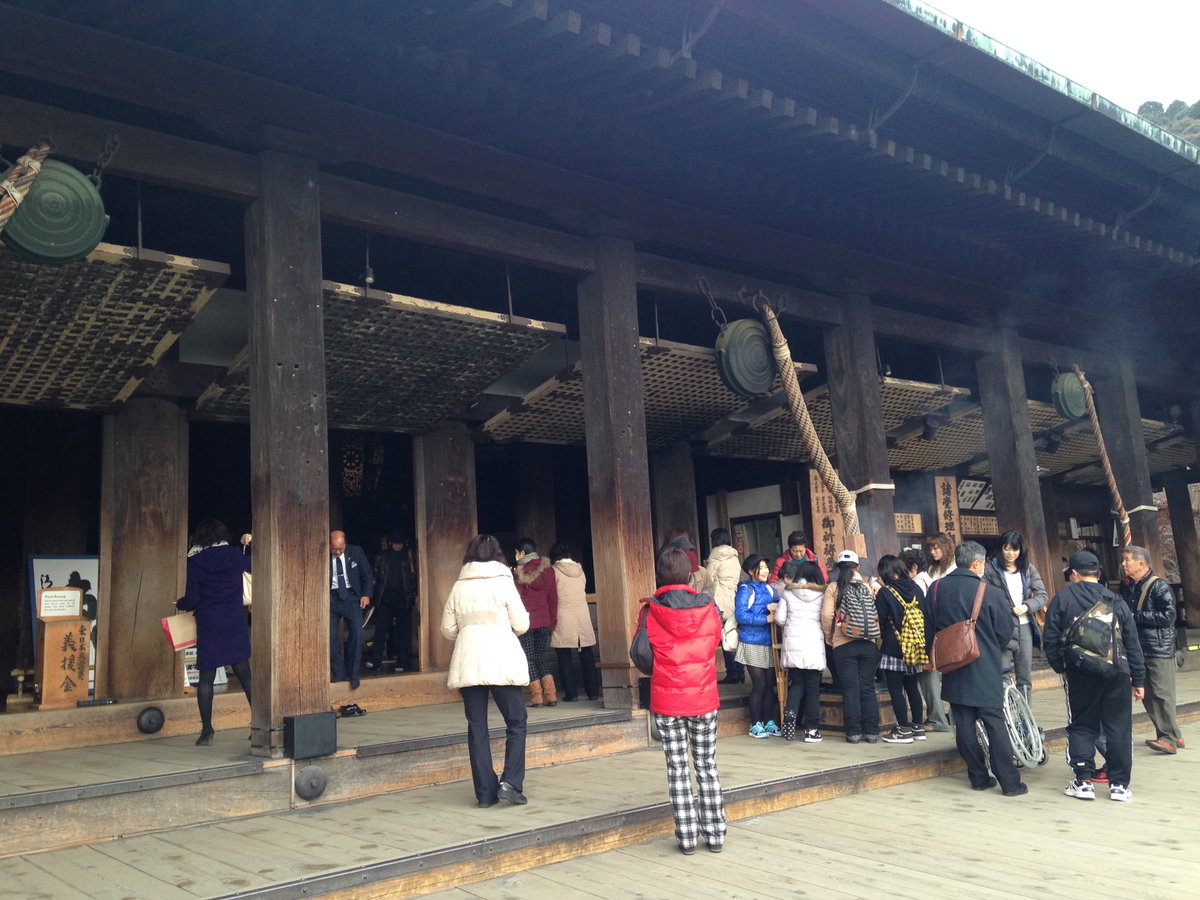 Hondo of Kiyomizudera Temple, Kyoto, Japan, 2013