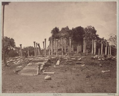 EU: Stúpa Lankarama (1890), Anuradhapura, 1890