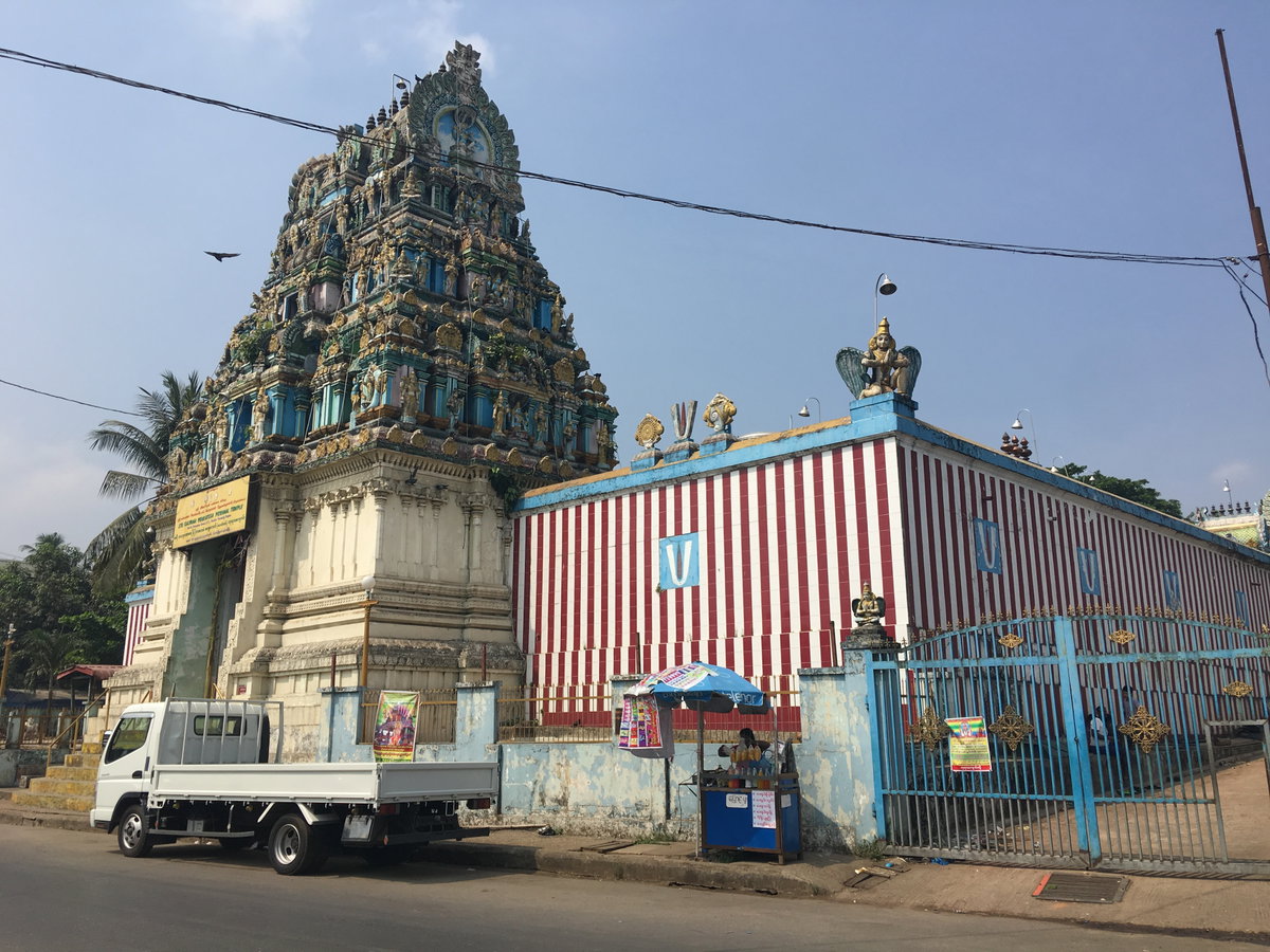 Sri Kalanya Venketaesa Perumal Hinu Temple - yankin yangon, Yangon, Myanmar, 2018