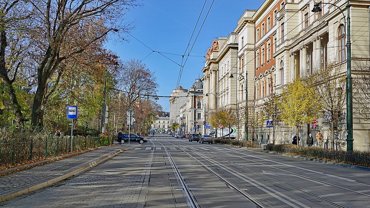Basztowa street, view to W, Kraków, Poland, Kraków, Poland, 2024
