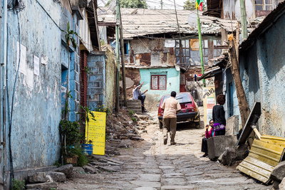 Small Sidestreet In Piazza, Addis Ababa, 2013