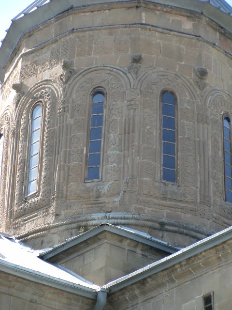Samtavro Monastery, main church, detail2, Mtskheta, Georgia, 2014