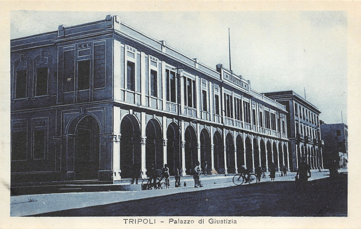 Tripoli - palazzo di Giustizia, Tripoli, Libya, 1912