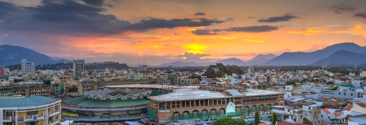 Cho Dam in Sunset, Nha Trang, Vietnam, 2015