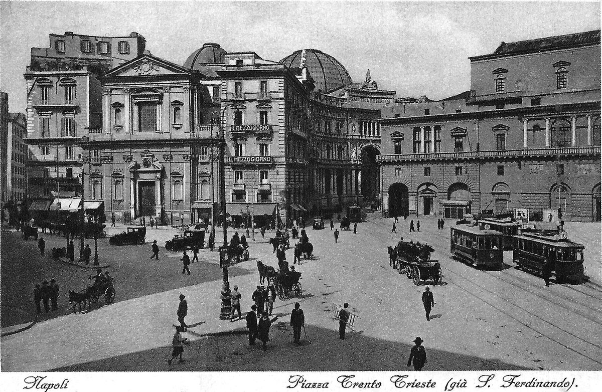 Piazza Trento Trieste (1920), Naples, Italy, 1920