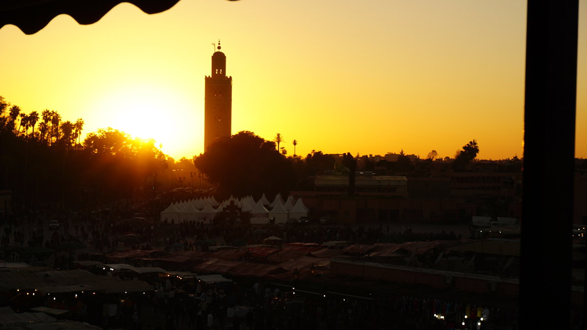 Dusk in Jamaa El Fna5, Marrakech, Morocco, 2016