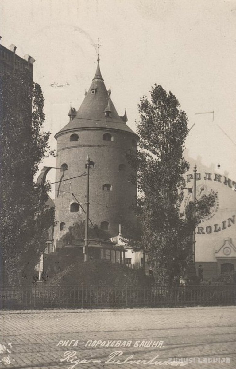 EU: Rīga. Pulvertornis (1910), Riga, Latvia, 1910