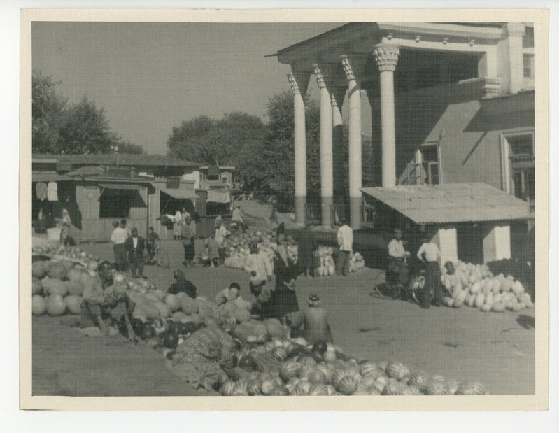EU: Samarkand 1960, turg (1960), Samarkand, Uzbekistan, 1960