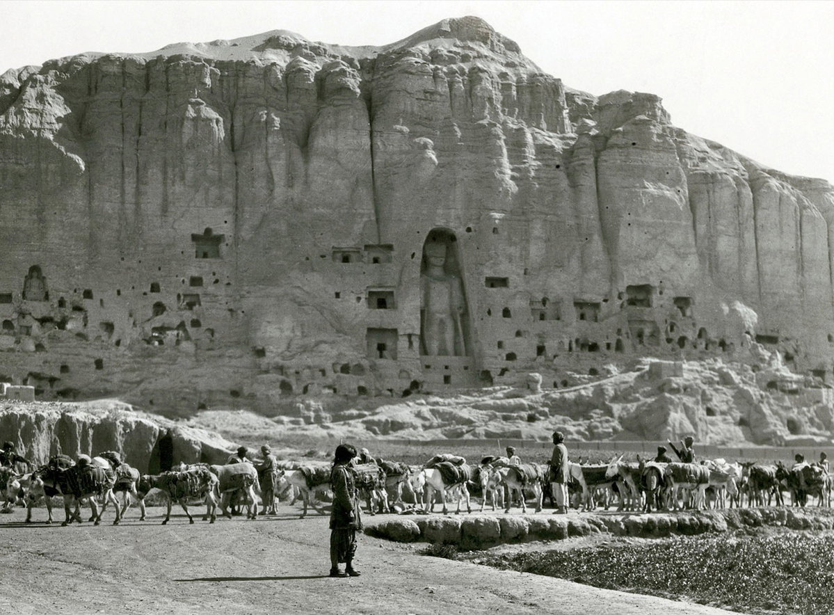 Бамианская статуя Будды, Bamyan, Afghanistan, 1933