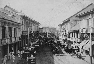 La Escolta c, Manila, 1910