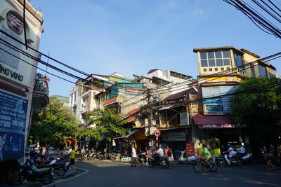 Street corner in Hanoi, Hanoi, 2015