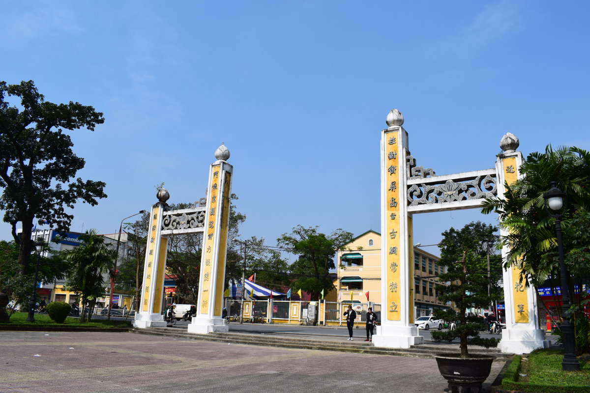 Entrance to the Perfume River Gardens, Hue, Vietnam, 2018