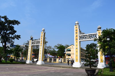 Entrance to the Perfume River Gardens, Hue, 2018
