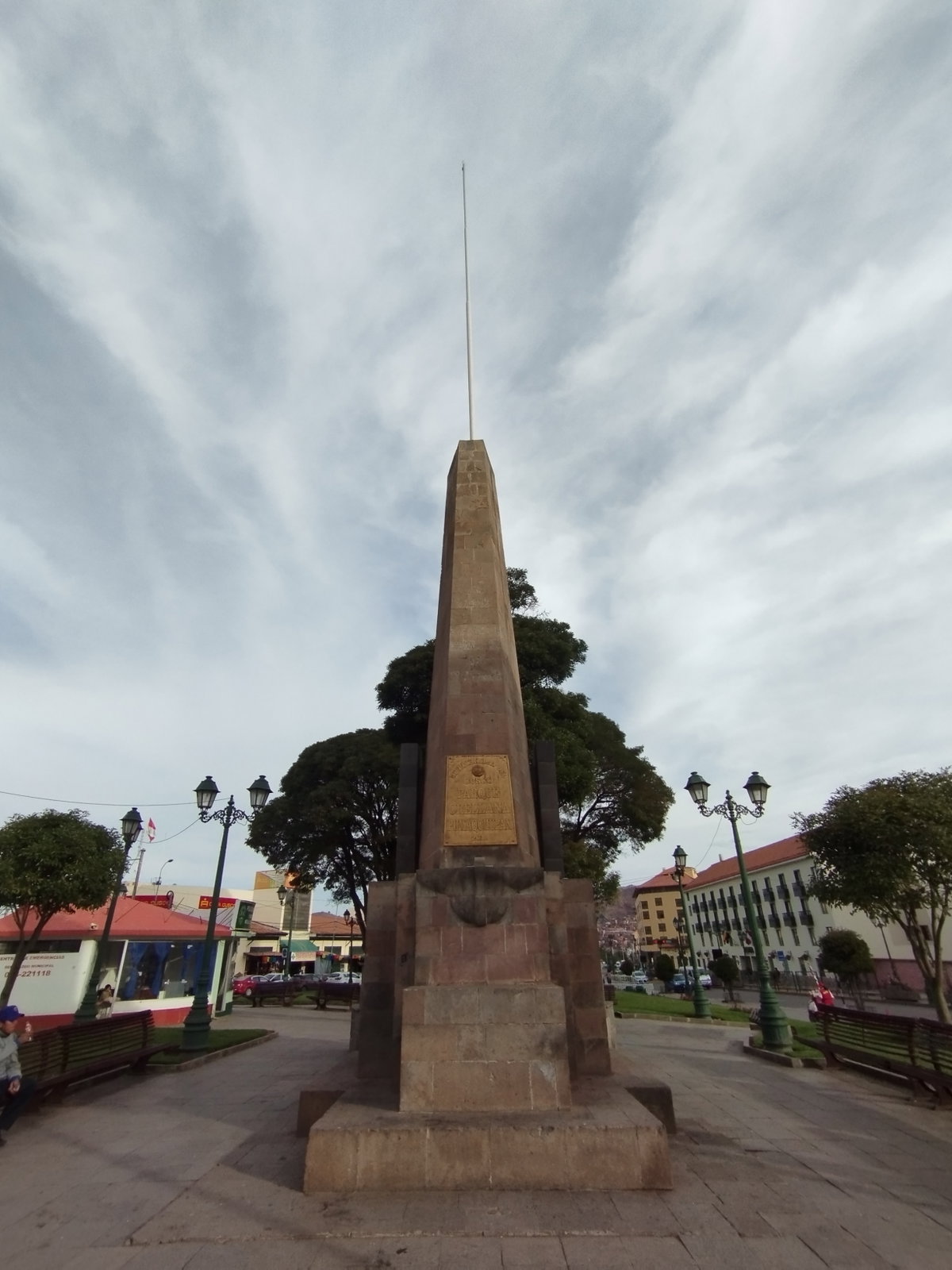 Obelisco del Parque Orellana Pumaqchupan 03, Cusco, Peru, 2023